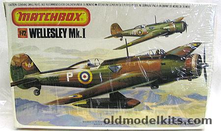 Matchbox 1/72 Vickers Wellesley Mk.I, PK-123 plastic model kit